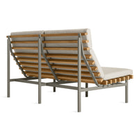 Perch Outdoor 2 Seat Sofa in Sunbrella Linen - Angle 5