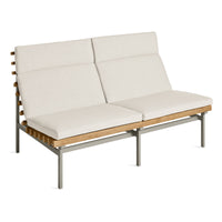 Perch Outdoor 2 Seat Sofa in Sunbrella Linen - Angle 3