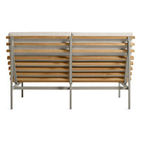Perch Outdoor 2 Seat Sofa in Sunbrella Linen - Angle 6