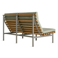 Perch Outdoor 2 Seat Sofa in Sunbrella Oasis - Angle 5