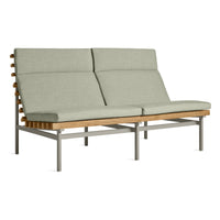 Perch Outdoor 2 Seat Sofa in Sunbrella Oasis - Angle 2