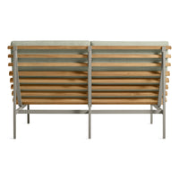 Perch Outdoor 2 Seat Sofa in Sunbrella Oasis - Angle 6