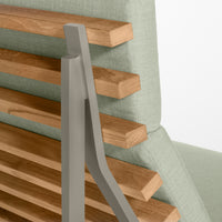 Perch Outdoor 2 Seat Sofa in Sunbrella Oasis - Angle 8