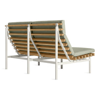 Perch Outdoor 2 Seat Sofa in Sunbrella Oasis - Angle 5