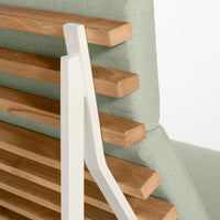 Perch Outdoor 3 Seat Sofa in Sunbrella Oasis - Angle 10