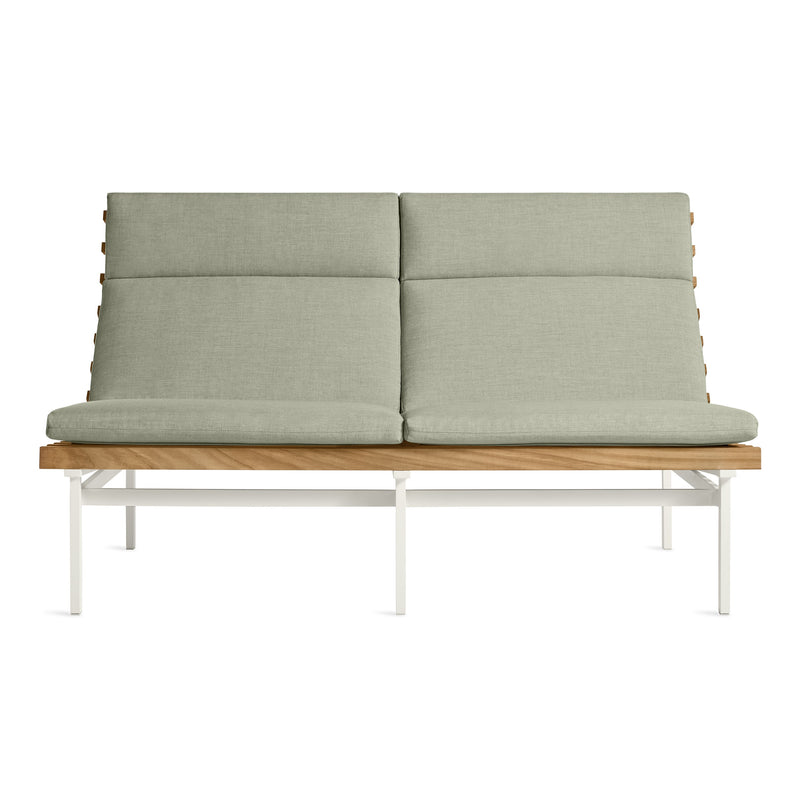 Perch Outdoor 2 Seat Sofa in Sunbrella Oasis - Angle 1