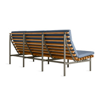 Perch Outdoor 3 Seat Sofa in Sunbrella Haze - Angle 5