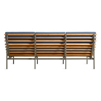 Perch Outdoor 3 Seat Sofa in Sunbrella Haze - Angle 6
