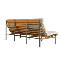 Perch Outdoor 3 Seat Sofa in Sunbrella Linen - Angle 7