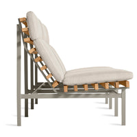 Perch Outdoor 3 Seat Sofa in Sunbrella Linen - Angle 6