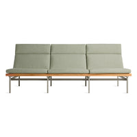 Perch Outdoor 3 Seat Sofa in Sunbrella Oasis - Angle 1