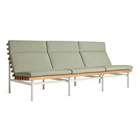 Perch Outdoor 3 Seat Sofa in Sunbrella Oasis - Angle 4