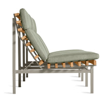 Perch Outdoor 3 Seat Sofa in Sunbrella Oasis - Angle 6