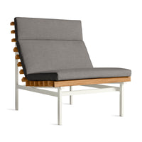 Perch Outdoor Lounge Chair in Toohey Charcoal - Angle 5