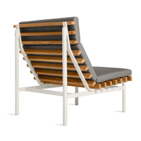 Perch Outdoor Lounge Chair in Toohey Charcoal - Angle 8