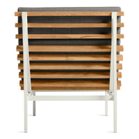 Perch Outdoor Lounge Chair in Toohey Charcoal - Angle 9