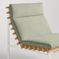 Perch Outdoor Lounge Chair in Sunbrella Oasis - Angle 10