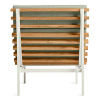 Perch Outdoor Lounge Chair in Sunbrella Oasis - Angle 9