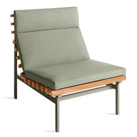 Perch Outdoor Lounge Chair in Sunbrella Oasis - Angle 3