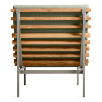 Perch Outdoor Lounge Chair in Sunbrella Oasis - Angle 6