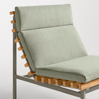 Perch Outdoor Lounge Chair in Sunbrella Oasis - Angle 7