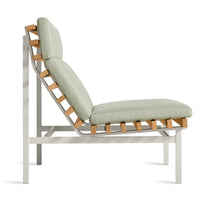 Perch Outdoor Lounge Chair in Sunbrella Oasis - Angle 7