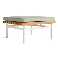 Perch Outdoor Ottoman in Sunbrella Oasis - Angle 2