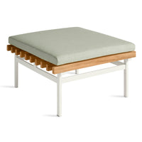 Perch Outdoor Ottoman in Sunbrella Oasis - Angle 3
