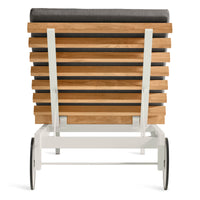 Perch Outdoor Sun Lounger in Toohey Charcoal - Angle 7