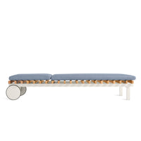 Perch Outdoor Sun Lounger in Sunbrella Haze - Angle 5