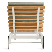 Perch Outdoor Sun Lounger in Sunbrella Oasis - Angle 8