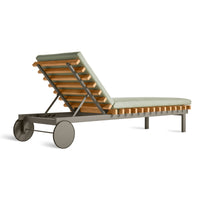 Perch Outdoor Sun Lounger in Sunbrella Oasis - Angle 7