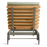 Perch Outdoor Sun Lounger in Sunbrella Oasis - Angle 8