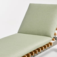 Perch Outdoor Sun Lounger in Sunbrella Oasis - Angle 9