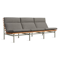 Perch Outdoor 3 Seat Sofa in Toohey Charcoal - Angle 4