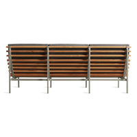 Perch Outdoor 3 Seat Sofa in Toohey Charcoal - Angle 8