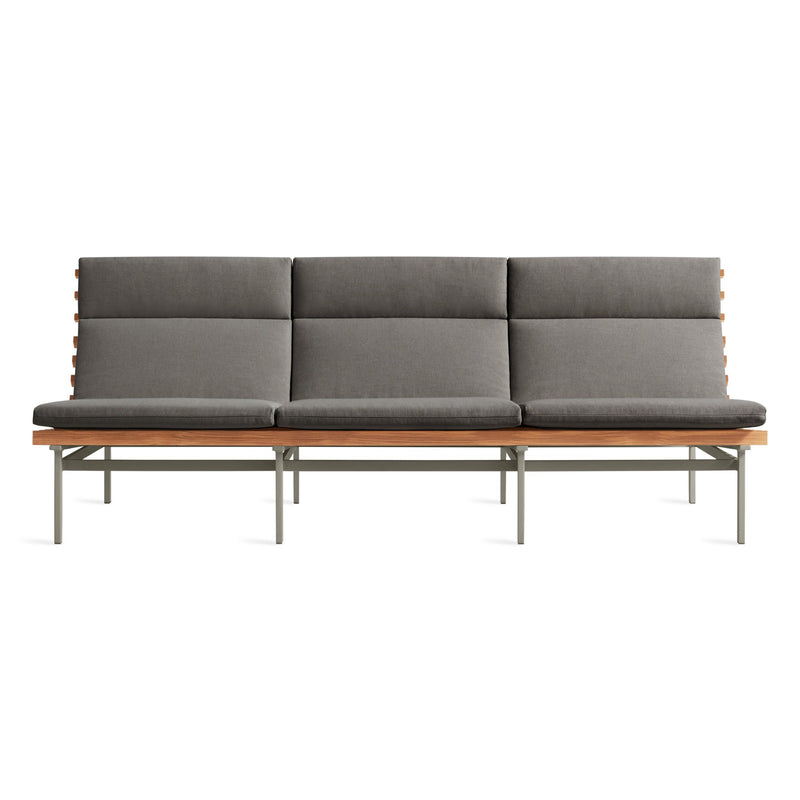 Perch Outdoor 3 Seat Sofa in Toohey Charcoal - Angle 1