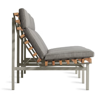 Perch Outdoor 3 Seat Sofa in Toohey Charcoal - Angle 6