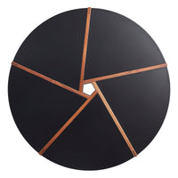 Pi Coffee Table in Black / Walnut - Angle 6