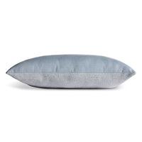 Signal Outdoor 20" Square Pillow in Sunbrella Haze - Angle 3