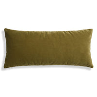 Signal 30" x 13" Lumbar Pillow in Loden Velvet - Angle 1