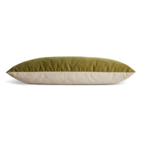 Signal 30" x 13" Lumbar Pillow in Loden Velvet - Angle 3