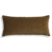Signal 30&quot; x 13&quot; Lumbar Pillow in Moss Velvet - Angle 1