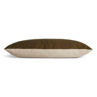 Signal 30&quot; x 13&quot; Lumbar Pillow in Moss Velvet - Angle 3