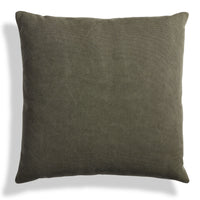 Signal 20" Square Pillow in Barto Olive - Angle 1