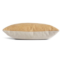 Signal 20&quot; Square Pillow in Camel Leather - Angle 3