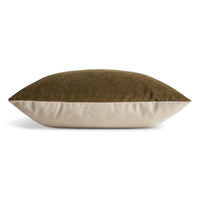 Signal 20" Square Pillow in Moss Velvet - Angle 3