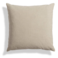 Signal 20" Square Pillow in Terracotta Leather - Angle 2