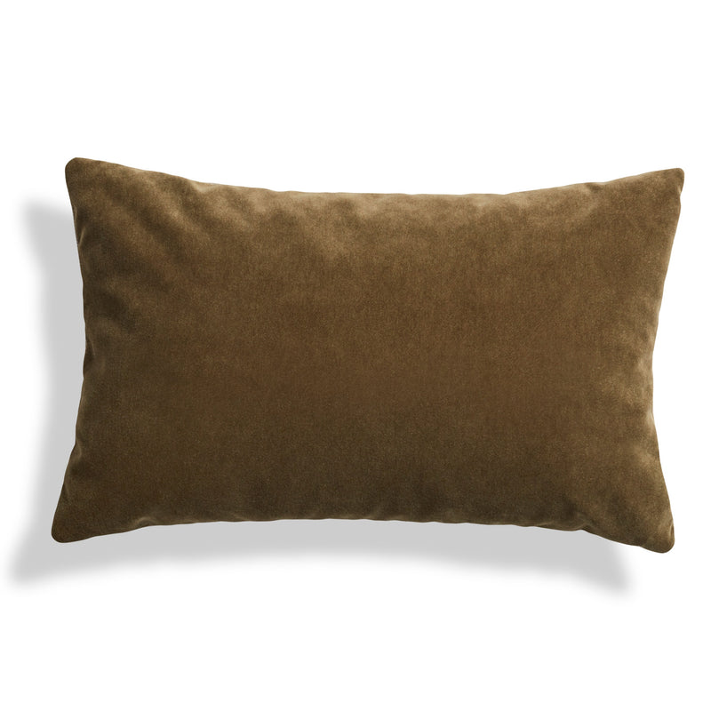 Signal 20" x 13" Lumbar Pillow in Moss Velvet