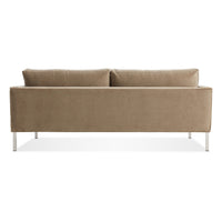 Paramount 80" Sofa in Otter Velvet - Angle 8